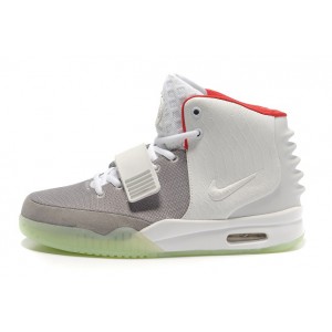 Air Jordan Yeezy 2 blanc gris rouge lumiere