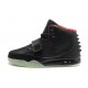 nike air yeezy 2 lumineuse noir rouge