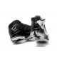 chaussures de basket jordan flight femme noir blanc