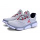 chaussure de basket jordan courir gris rouge