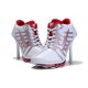 chaussure a talon air max blanc rouge grise