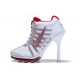 chaussure a talon air max blanc rouge grise