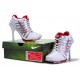 chaussure a talon air max blanc rouge grise