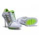 talon air max blanc vert grise