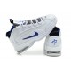 chaussure penny hardaway en blanc et bleu