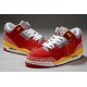 basket jordan retro 3 rouge jaune blanc