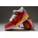 basket jordan retro 3 rouge jaune blanc