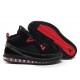 chaussures de basket jordan flight 9 max noir rouge