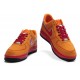 AF1 basse orange rouge