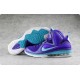 nike lebron 9 Summit Lake Hornets violet Bleu Turquoise