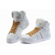 chaussures jump j75 fierce blanc et or