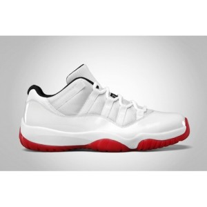 jordan homme basse blanc et rouge