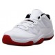 jordan homme basse blanc et rouge