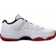 jordan homme basse blanc et rouge