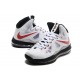 chaussures lebron 10 X blanc rouge noir