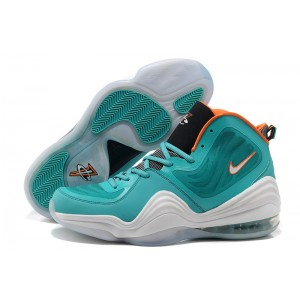 nike penny 5 south beach vert blanc