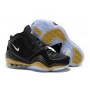 basket nike air max penny noir or