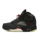 nike air jordan pour enfant 5 noir rouge