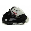 chaussures jordan 5 noir argent enfants