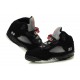 chaussures jordan 5 noir argent enfants