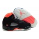 air jordan 5 nubuck noir rouge enfant