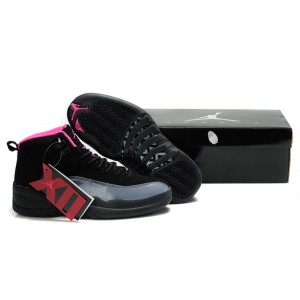 Air Jordan retro 12 noir et rose