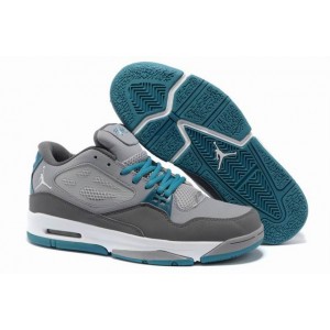 Jordan Flight 23 RST gris bleu blanc basse