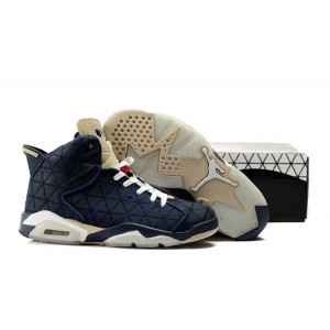 Air Jordan 6 J2K Obsidian Filbert blanc