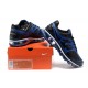 Chaussure de basket air max 2012 noir bleu cuir