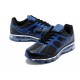 Chaussure de basket air max 2012 noir bleu cuir