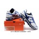 Basket chaussures de course air amx 2012 cuir blanc bleu