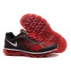 basket nike air max 2012 noir rouge blanc mesh