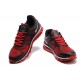 basket nike air max 2012 noir rouge blanc mesh