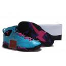 jordan retro 7 femme bleu rose noir violet