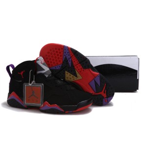 Air Jordan VII femme Raptor noir rouge violet