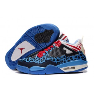 Air Jordan 4 The High Life bleu Leopard