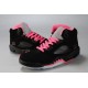 jordans femme 5 noir rose