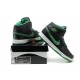 chaussures air jordan 1 noir vert phat