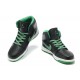 chaussures air jordan 1 noir vert phat