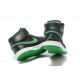 chaussures air jordan 1 noir vert phat