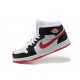 jordan 1 phat blanc noir rouge en cuir