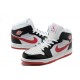 jordan 1 phat blanc noir rouge en cuir