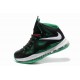 chaussure Nike LeBron 10 noir vert blanc