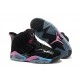 air jordan 6 noir rose bleu femme