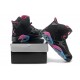 air jordan 6 noir rose bleu femme