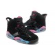 air jordan 6 noir rose bleu femme