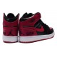 air jordan 1 phat noir rouge cardinal