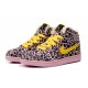 Air Jordan 1 phat leopard rose jaune 