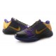 chaussure de basket kobe 5 V LA Lakers Away noir violet jaune