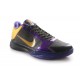 chaussure de basket kobe 5 V LA Lakers Away noir violet jaune